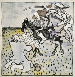 Filla Emil: Drang nach Osten; 1918