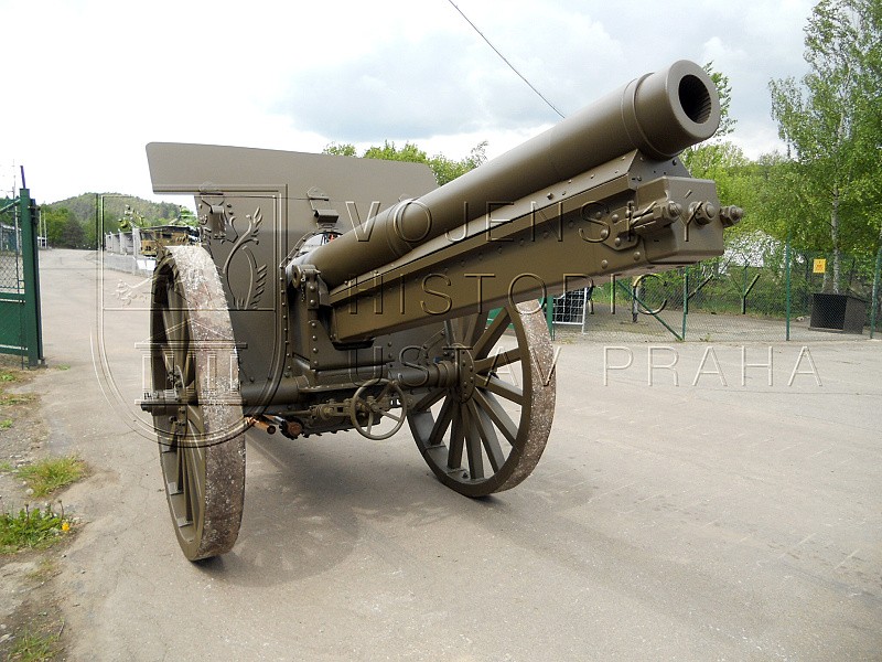 107mm polní kanón vz. 1905 vyrobený v Japonsku pro Rusko