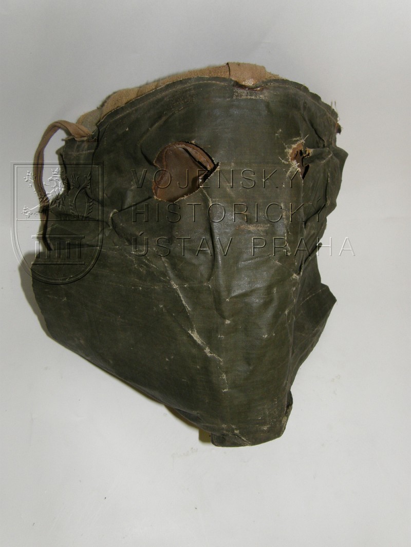 Italská vojenská ochranná maska Maschera polivalente, 1916