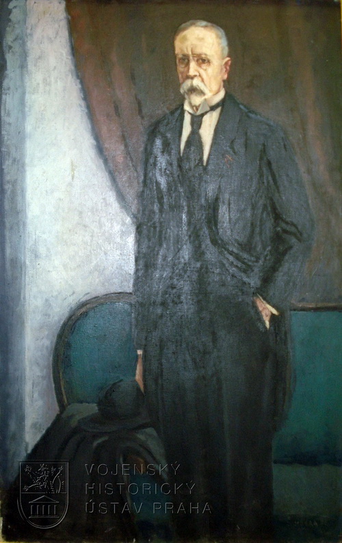 František Šimbera,  Tomáš Garrigue Masaryk, kolem 1920 / Carl von Kobierski,  František Josef I., 1902