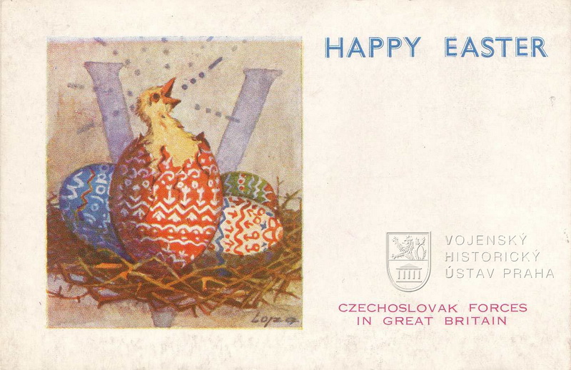 Happy Easter,  Velká Británie, kolem 1942