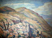 Ladislav Šíma, Vrchol Monte Grappo, 1919
plátno, olej
