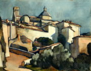 Jan Angelo Zeyer, Assisi, 1919
karton, akvarel
