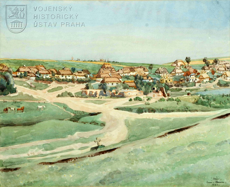 Jindřich Vlček, Cecová u Zborova, 1922