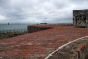 Postavení pobřežní baterie pevnostního dělostřelectva v Southsea Castle.
FOTO: Jiří Plachý
