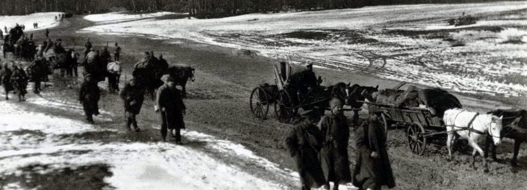 Obsazení Ukrajiny a ústup československých legií do Ruska v únoru 1918