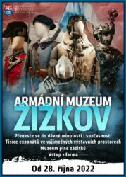 Otevření Armádního muzea Žižkov pro veřejnost: pátek 28. října 2022