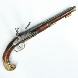 French Flintlock Pistol, L. Becher jr., Carlsbad, c. 1770