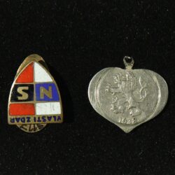 06 Badges worn by Czech during anti-German Demonstrations in Autumn 1939