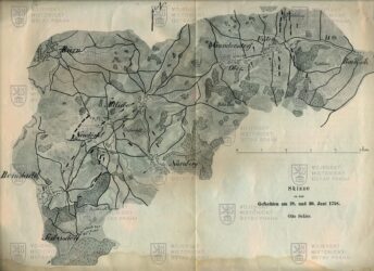 SCHIER, Otto. Die Kämpfe bei Gundersdorf und Domstadtl am 28. und 30. Juni 1758