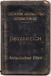 Mezinárodní letecká legitimace Františka Najmana, 1915 (1)