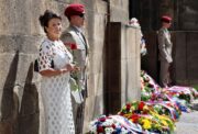 Pietní akt v den výročí boje parašutistů v kostele sv. Cyrila a Metoděje, , Praha 2, 18. 6. 2024. Foto Jan Schejbal, MO