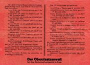 Protektorátní vyhláška z 24. června 1944 o popravě odsouzených Zvláštním soudem ve Vysokém nad Jizerou 15. června 1944
REPRO: Vlastivědné muzeum pro Vysoké nad Jizerou a okolí