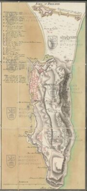 BONNE, Rigobert, Plan geometral de la montagne et de la ville de Gibraltar. BONNE, Rigobert, Plan geometral de la montagne et de la ville de Gibraltar