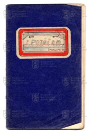 Školní sešit Jiřího Potůčka z literatury, 1934 (1)