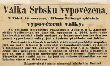 Před 110 lety: Od sarajevského atentátu k vyhlášení války