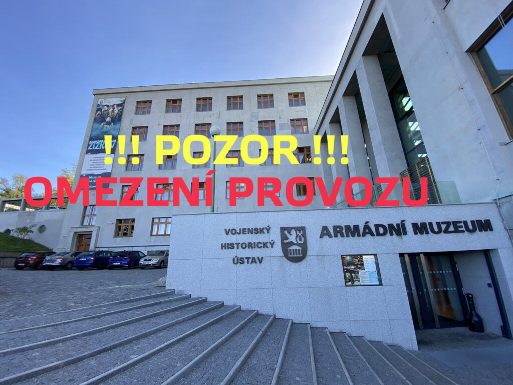 Armádní muzeum bude 24. 10. otevřeno do 13h