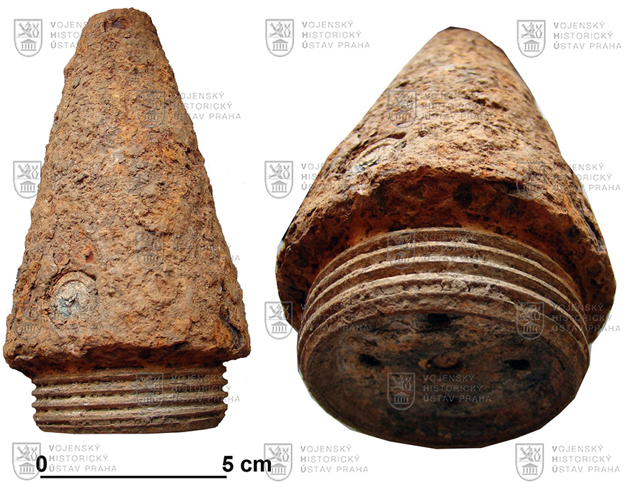 Zapalovač dělostřeleckého tříštivotrhavého granátu 12,8 cm SprGr.Flak40