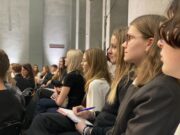 Studenti pozvaní na natáčení pořadu Fokus Václava Moravce. Armádní muzeum Žižkov, Praha, 11. 2. 2025. FOTO: Kateřina Eliášová, VHÚ Praha