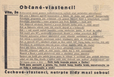 Únor 1939 – radikální pravice plánuje převrat