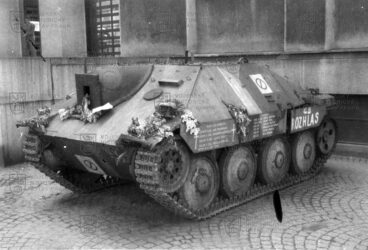 Stíhač tanků Hetzer z Pražského povstání