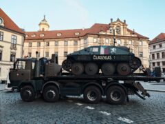 Přijďte se podívat na jediný dochovaný stíhač tanků Hetzer, který bojoval v Pražském povstání. Před pražským magistrátem je k vidění do 5. května