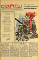 Časopis Vítězná křídla a květnové oslavy v roce 1955