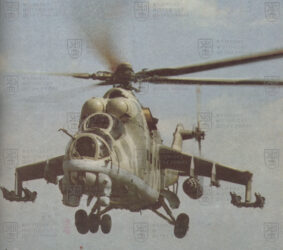 Zavedení bitevního vrtulníku Mi-24 jako prostředku přímé bojové podpory pozemního vojska