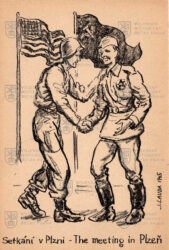 Jaromír Lauda, Příjezd americké armády do Plzně, květen 1945