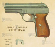 Výukový obraz pistole vz. 24 (2)