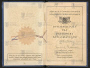 Diplomatický pas plk. Františka Moravce, 1936, 24 s. (2)