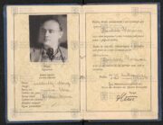 Diplomatický pas plk. Františka Moravce, 1936, 24 s. (3)