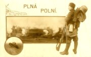 Dobová pohlednice ilustrující reálie vojenské prezenční služby ve 20. letech.
FOTO: archiv Karla Straky