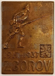 Odznak k 20. výročí bitvy u Zborova, 1937