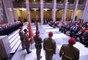 Vyznamenání in memoriam deseti hrdinů padlých za 2. světové války. Slavnostní zakončení repatriace jejich ostatků. Národní památník na Vítkově s hrobem Neznámého vojína. 12. 9. 2025. FOTO Jan Schejbal, MO 8)