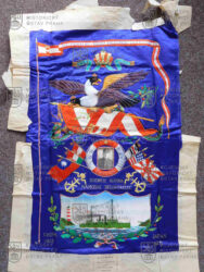 Vyšívaná dečka námořníka z křižníku Kaiserin Elisabeth