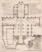 Plánek katedrály sv. Bartoloměje ve Frankfurtu nad Mohanem; Vollständiges Diarium Von der Höchst- beglückten…