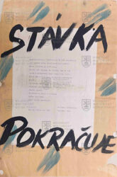 Letáky z období sametové revoluce, Brno, listopad 1989