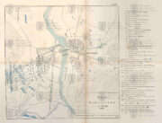 Plán bitvy u Ostrolenky 26. května 1831. SMITT, Friedrich von. Pläne und Tabellen zu von Smitt der Polnische Aufstand in den Jahren 1830 und 1831