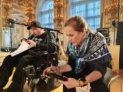 Večerem provázela moderátorka Lucie Výborná a Ladislav Angelovič z The Tap Tap. Foto: The Tap Tap 