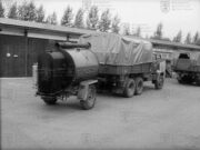 Polní pekárna KPN, pekárna ČSLA 03 - před výjezdem do terénu