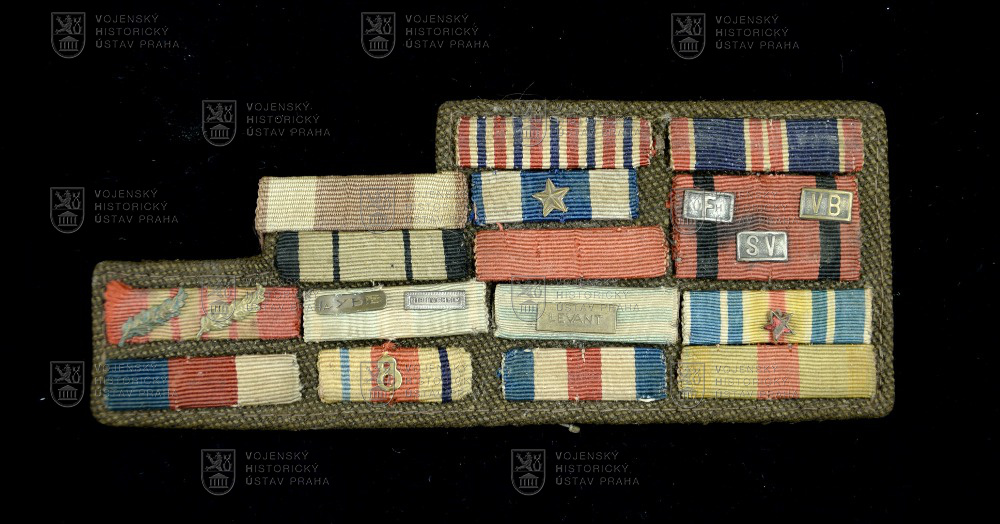 Stužková lišta plk. Otto Wagnera (1902–1974)