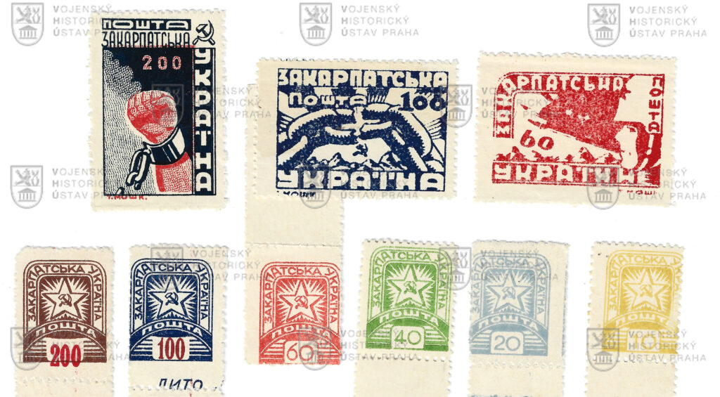 Prosinec 1944 – oficiální vydání prvních poštovních známek osvobozeného Československa