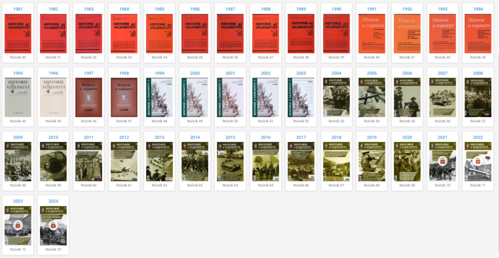 Archiv Historie a vojenství na webu MO