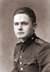 Snímek odbojáře Karla Odehnala z dob jeho služby v československé armádě