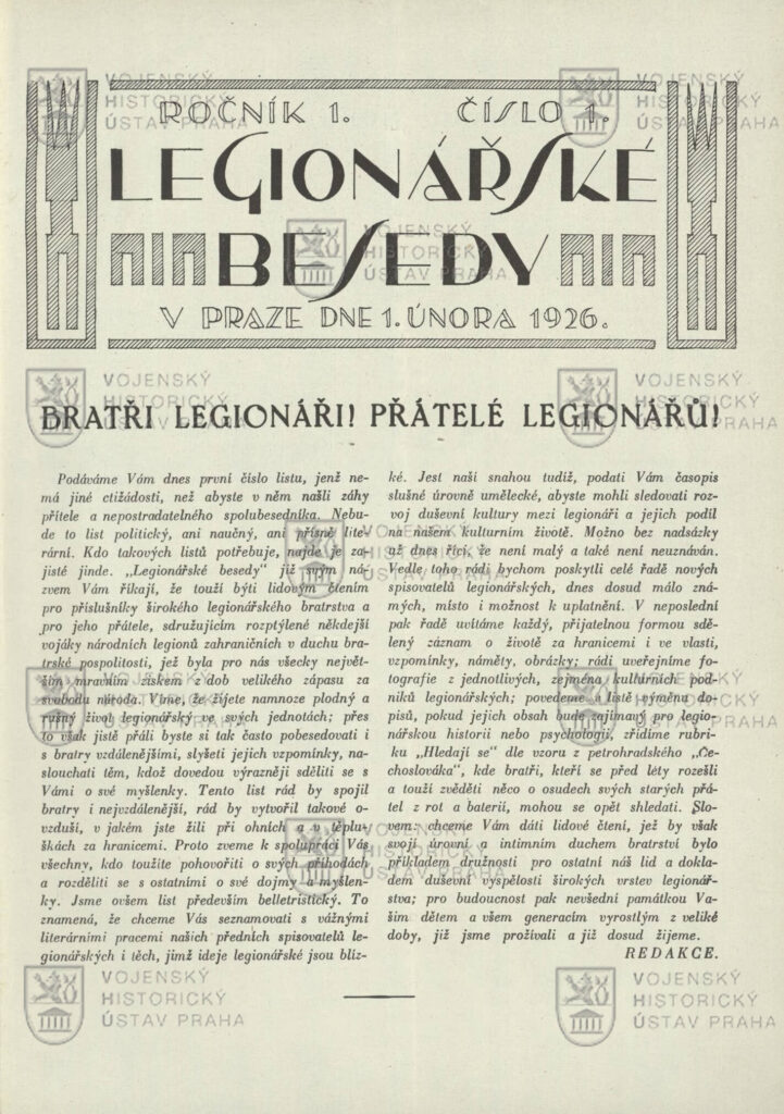 Časopis Legionářské besedy