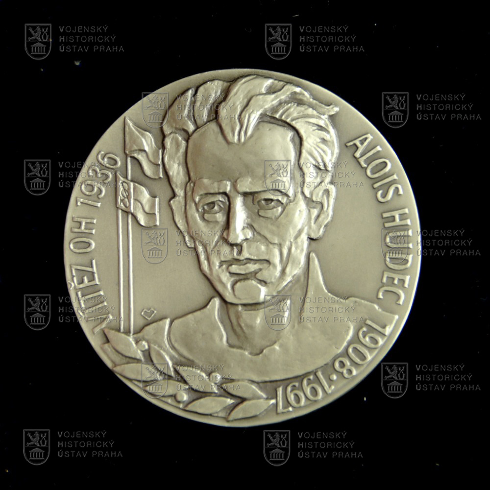 Plaketa TJ Sokol Královské Vinohrady – Alois Hudec