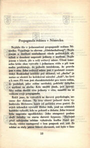 Začátek kapitoly o propagandě v Německu. FUCHS, Alfred. Propaganda v demokracii a v diktaturách