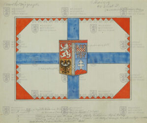 Vojtěch Preissig, Návrh vojenského praporu, 1919