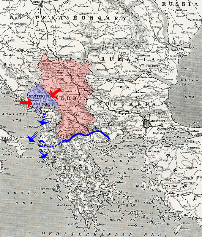 Balkánský expres – rakousko-uherské tažení proti Černé Hoře a Albánii v roce 1916 